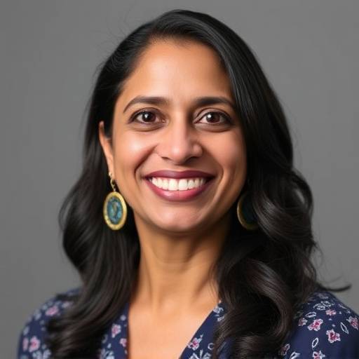 Dr. Anya Sharma, Chief Medical Officer, smiling warmly.